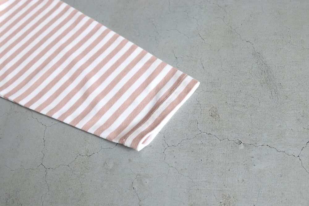 [10% > 30%OFF] nanamica(�ʥʥߥ�) "COOLMAX Stripe Jersey L/S Tee"