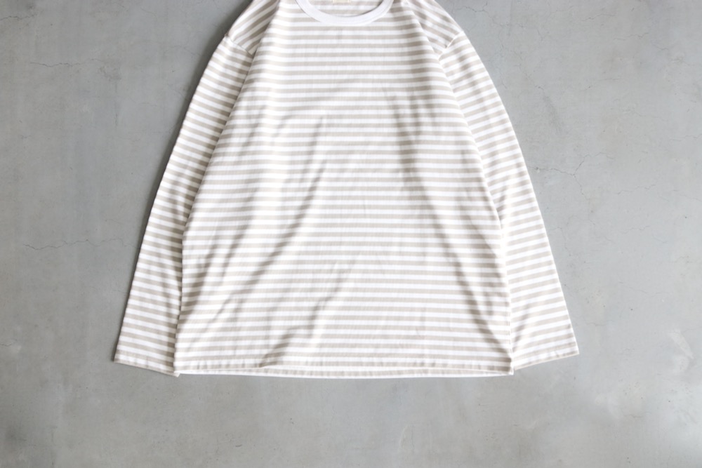 [10% > 30%OFF] nanamica(�ʥʥߥ�) "COOLMAX Stripe Jersey L/S Tee"