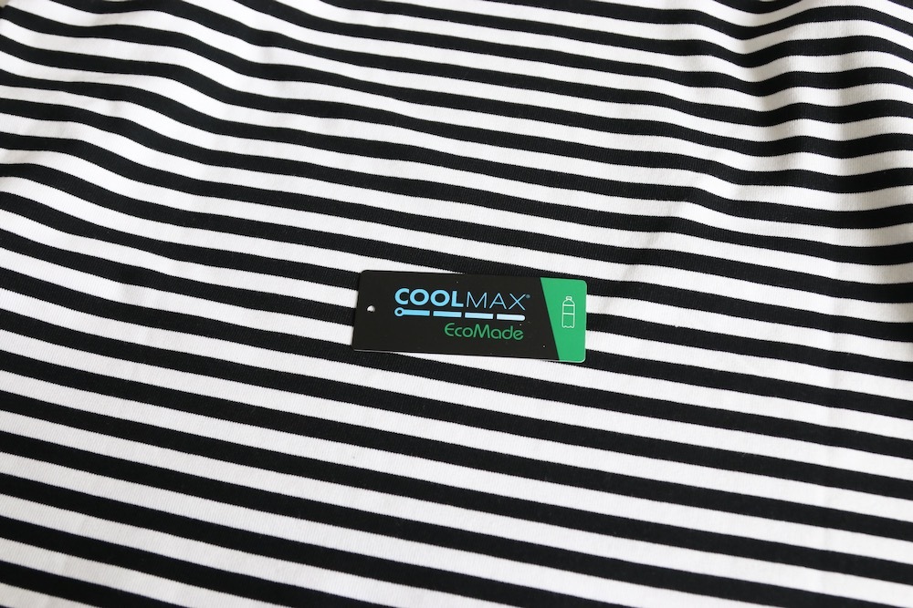 [10% > 30%OFF] nanamica(�ʥʥߥ�) "COOLMAX Stripe Jersey L/S Tee"