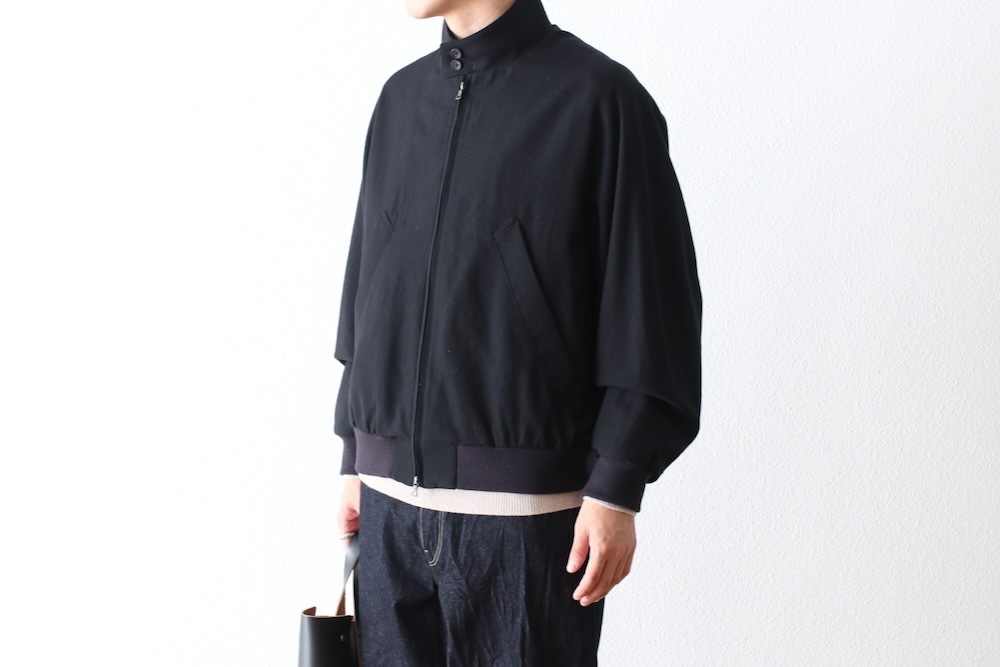 blurhms(�֥顼�ॹ) "Wool Gabardine Harrington Jacket"