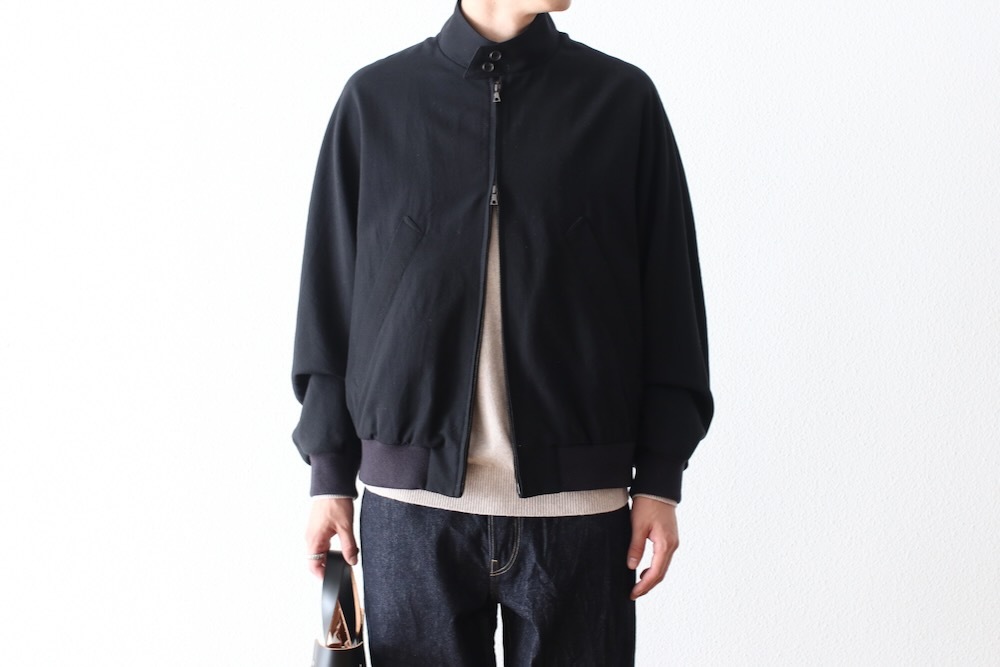 blurhms(�֥顼�ॹ) "Wool Gabardine Harrington Jacket"