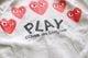 PLAY COMME des GARCONS(�ץ쥤 ���� �� ����륽��) "SWEATSHIRT RED EMBLEM GREY AX-T250-051"