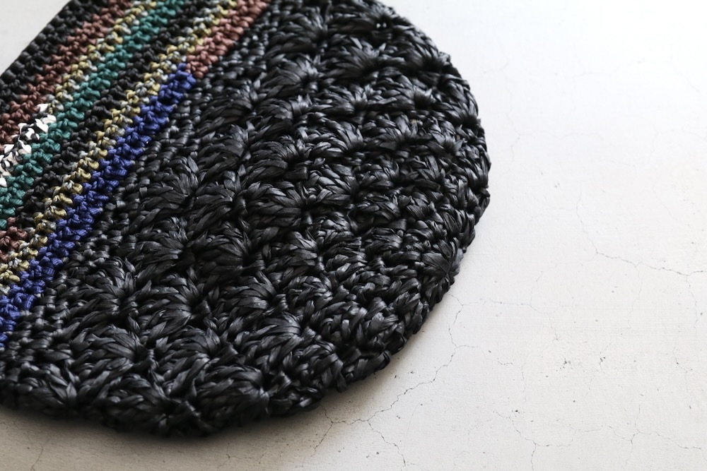 KIJIMA TAKAYUKI(������ �����業) "POLY & WASHI HAND KNIT BEANIE"