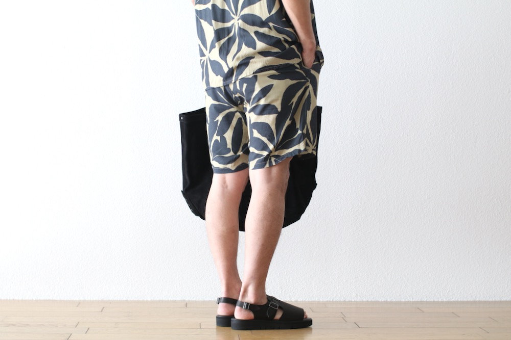 [10%OFF] ts(s) (�ƥ�����������) "Drawstring Shorts -Leaf Print Viscose Cloth-"