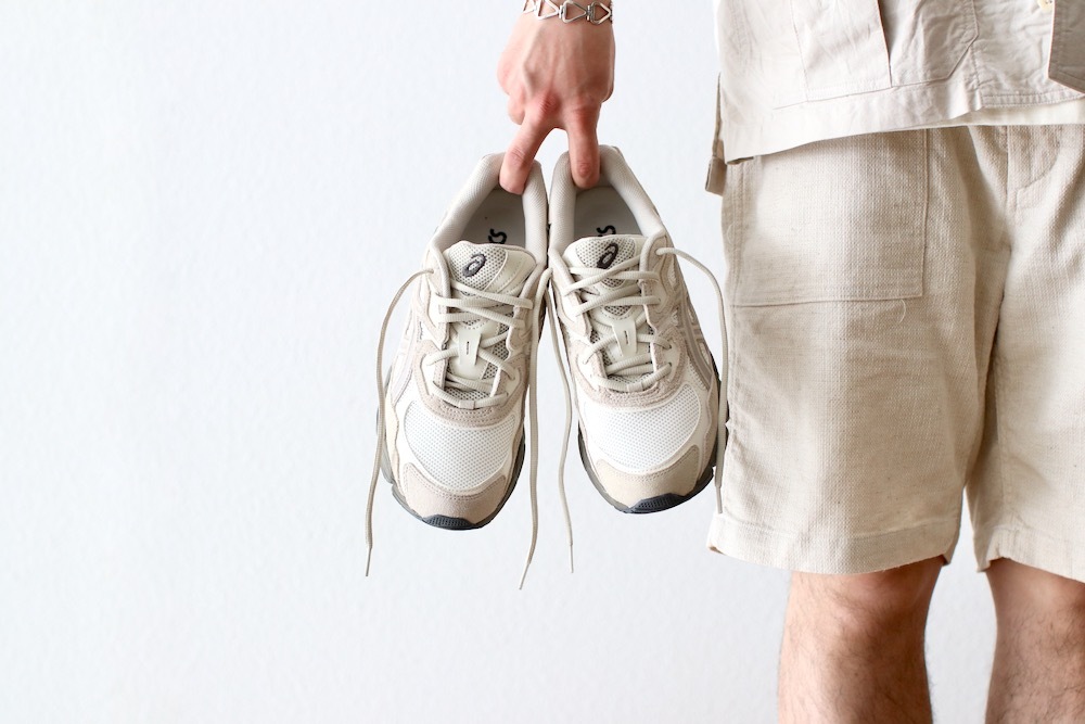 ASICS (å) "GEL-NYC (GLACIER GREY/GRAVELCREAM/PUTTY)"