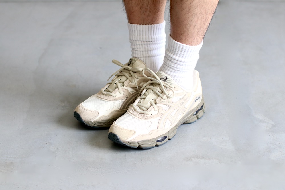 ASICS (å) "GEL-NYC (GLACIER GREY/GRAVELCREAM/PUTTY)"