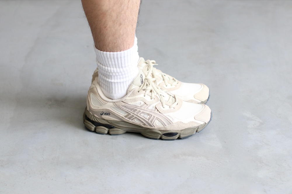 ASICS (å) "GEL-NYC (GLACIER GREY/GRAVELCREAM/PUTTY)"