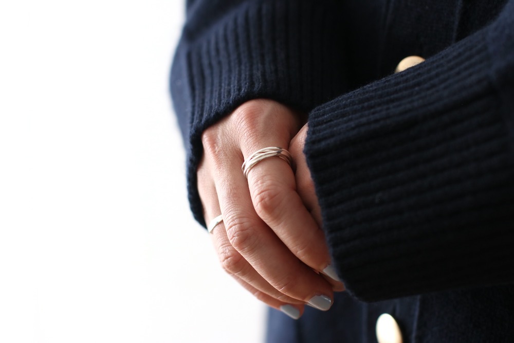 Mexican Jewelry (�ᥭ������ ���奨�꡼) "Silver Ring -Overlap-"