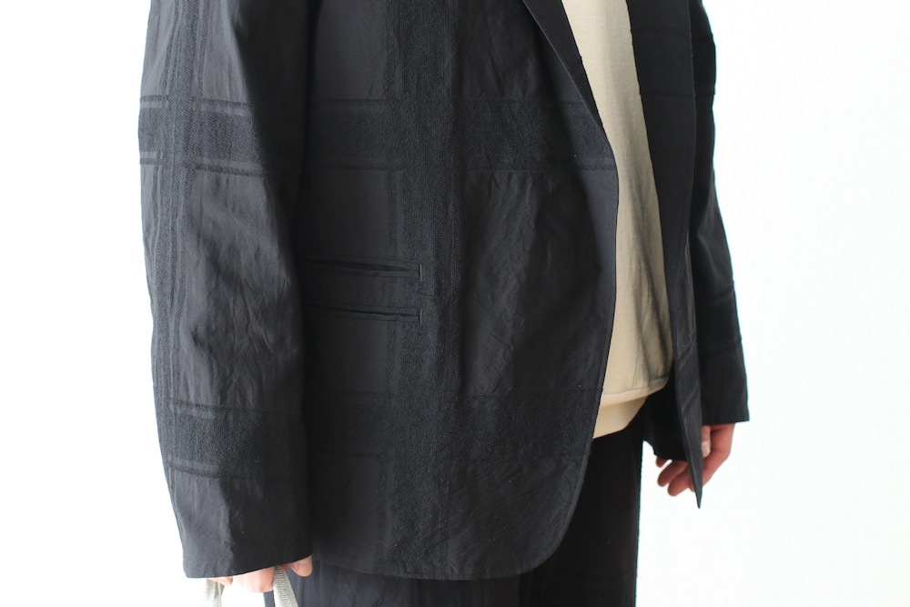 blurhms(�֥顼�ॹ) "Shadow Plaid Cardigan Jacket"