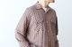ts(s) (�ƥ�����������) "Gingham Plaid Viscose*Nylon Crinkle Cloth Round Flap Pocket Shirt"