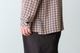 ts(s) (�ƥ�����������) "Gingham Plaid Viscose*Nylon Crinkle Cloth Round Flap Pocket Shirt"
