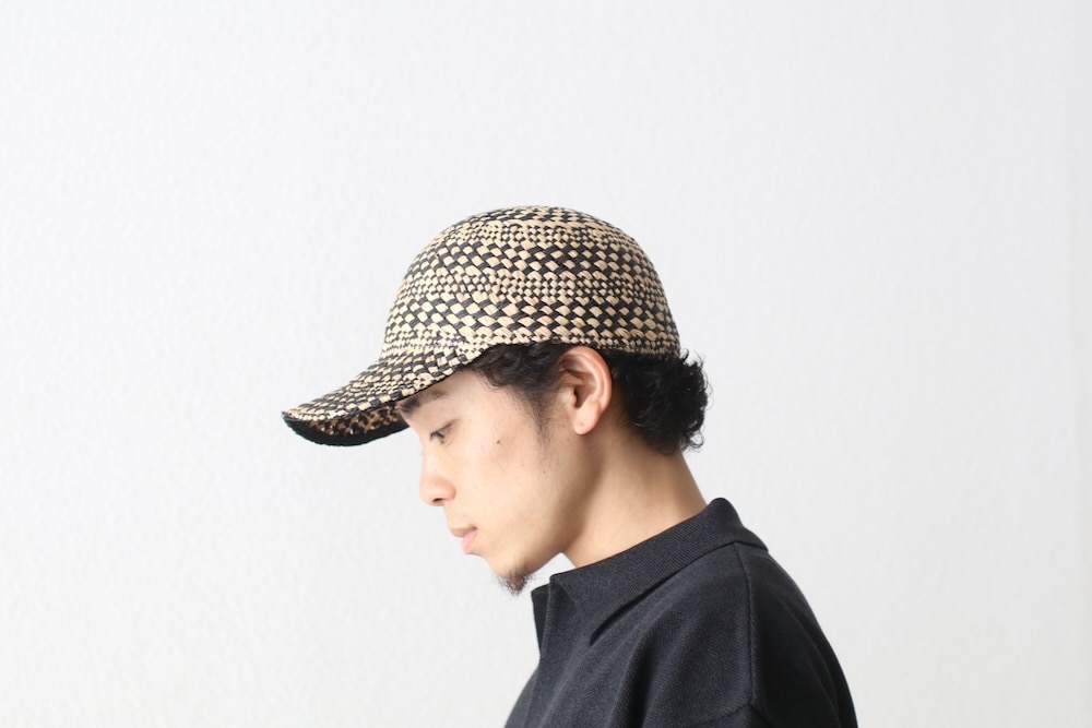 KIJIMA TAKAYUKI( 業) "RAFFIA & PAPER BB CAP"