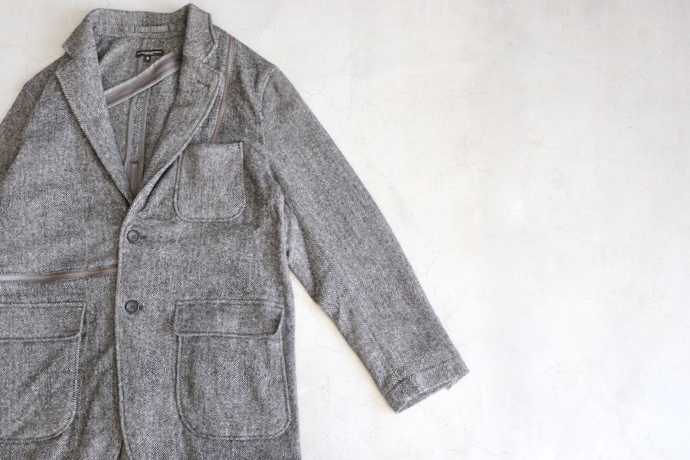 Engineered Garments (���󥸥˥����ɥ�������) "Zip Jacket - Poly Wool HB"