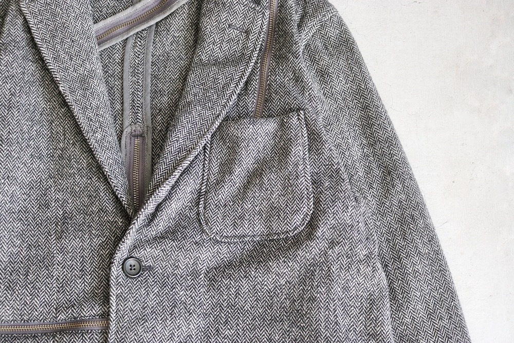 Engineered Garments (���󥸥˥����ɥ�������) "Zip Jacket - Poly Wool HB"