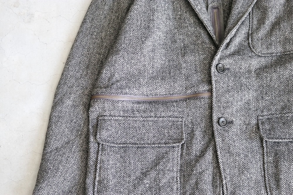 Engineered Garments (���󥸥˥����ɥ�������) "Zip Jacket - Poly Wool HB"