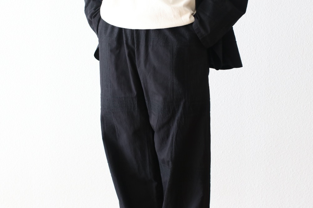 blurhms(�֥顼�ॹ) "Shadow Plaid Side Seamless Slacks"