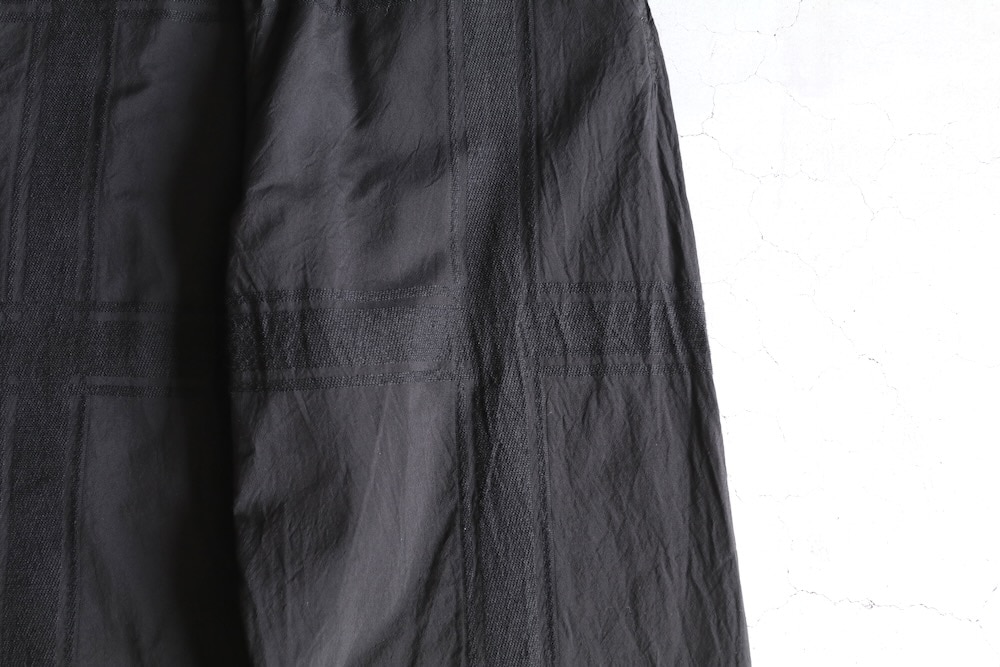 blurhms(�֥顼�ॹ) "Shadow Plaid Side Seamless Slacks"