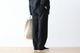 blurhms(�֥顼�ॹ) "Shadow Plaid Side Seamless Slacks"