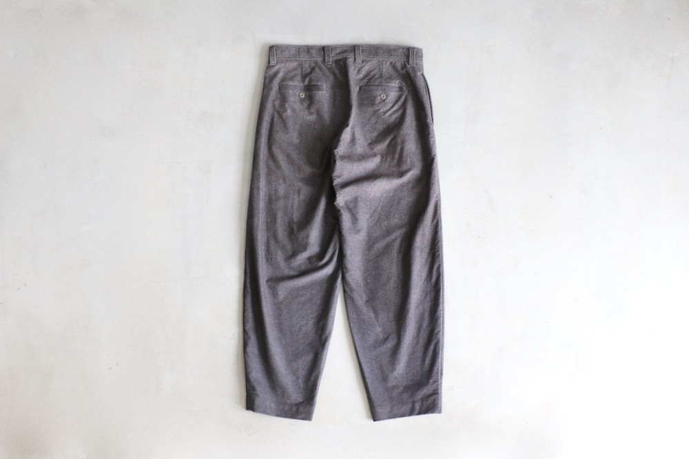 ts(s) (�ƥ�����������) "Dirty Gabardine Print Cotton Moleskin Cloth Pegtop Pants"