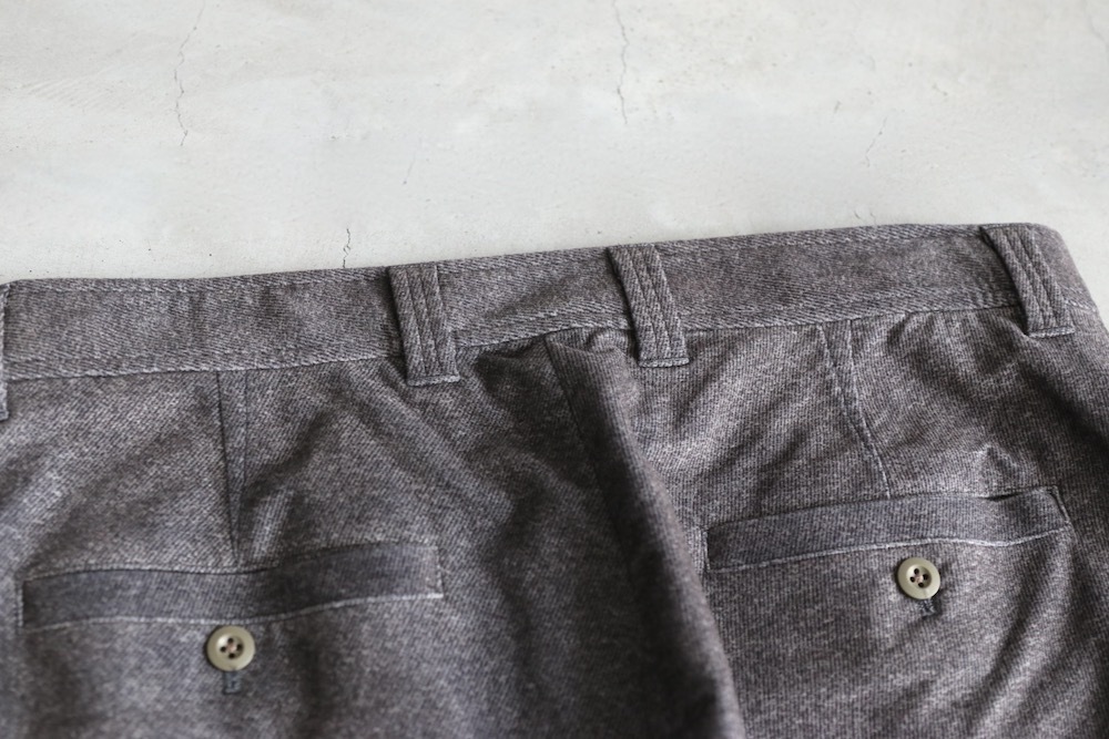 ts(s) (�ƥ�����������) "Dirty Gabardine Print Cotton Moleskin Cloth Pegtop Pants"