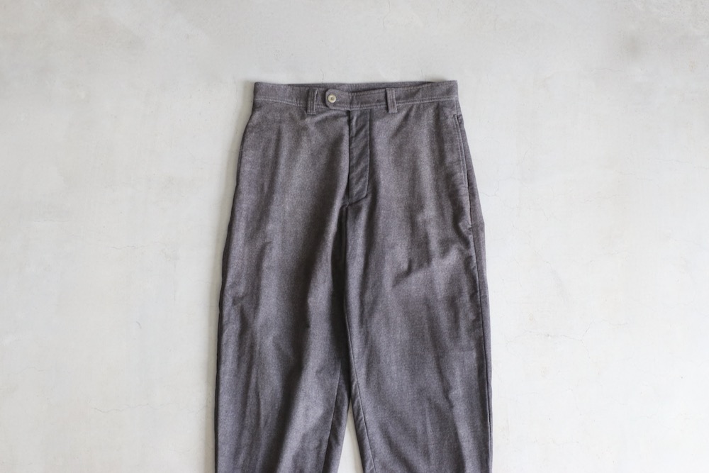 ts(s) (�ƥ�����������) "Dirty Gabardine Print Cotton Moleskin Cloth Pegtop Pants"