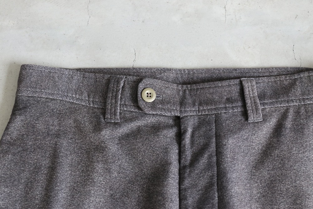 ts(s) (�ƥ�����������) "Dirty Gabardine Print Cotton Moleskin Cloth Pegtop Pants"