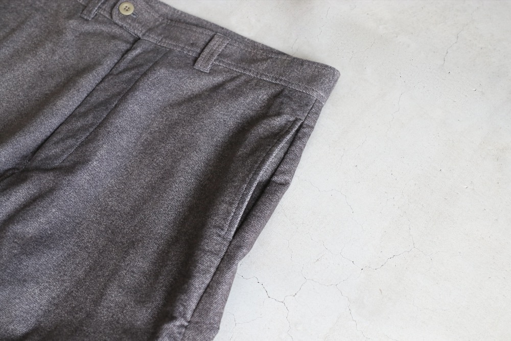 ts(s) (�ƥ�����������) "Dirty Gabardine Print Cotton Moleskin Cloth Pegtop Pants"