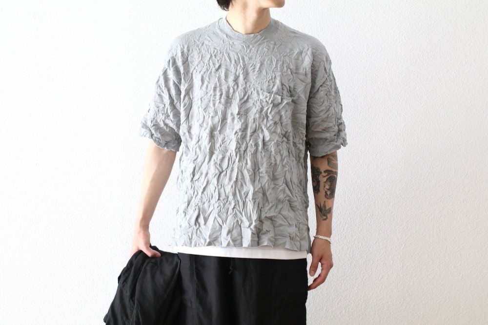 美品 COMME des GARCONS SHIRT シワ加工 長袖 S ty9 COMME des GARCONS HOMME(コム デ ギャルソン・オム) 