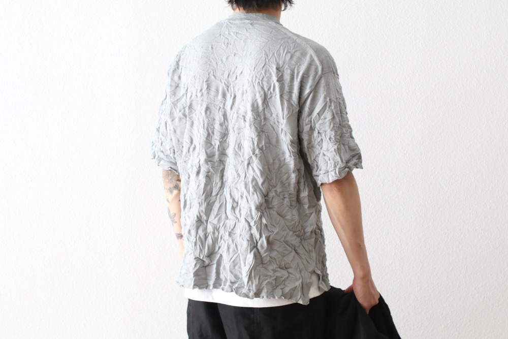 COMME des GARCONS HOMME(���� �� ����륽�󡦥���) "�����ƥ����ʥ���ù� Crinkled Sweater HQ-N006-051"