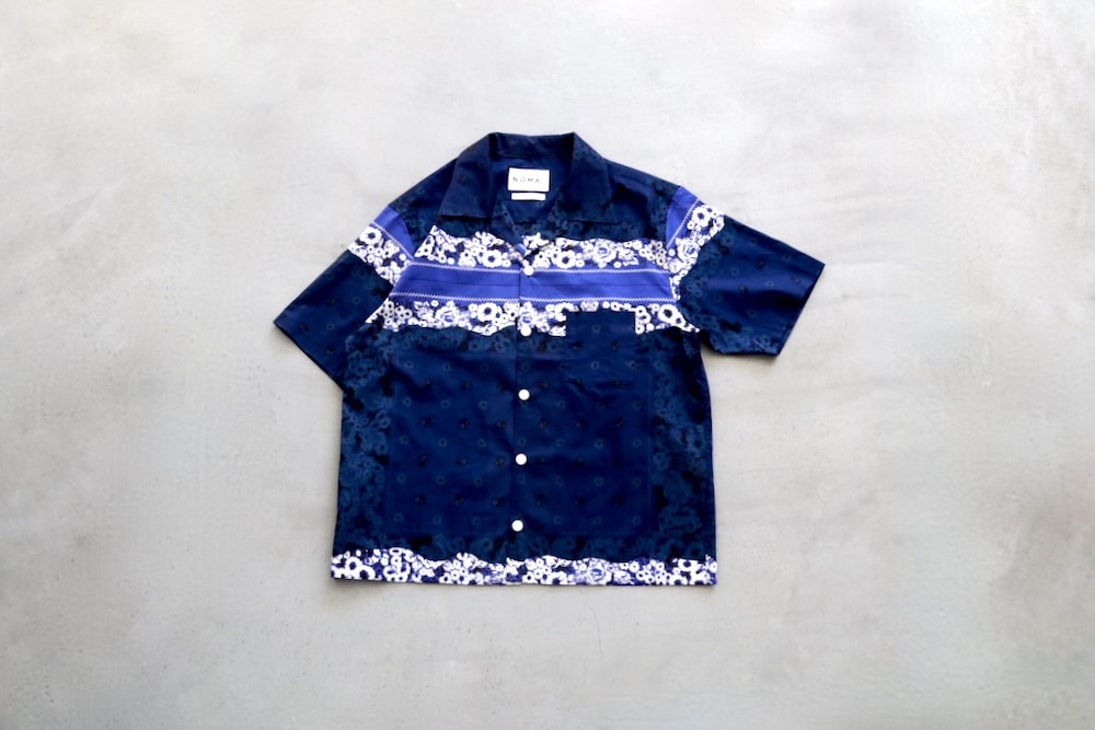 NOMA t.d.　ノーマティーディー 半袖シャツ NOMA t.d.（ノーマティーディー） シャツ 半袖 Floral Mesh Zip PL