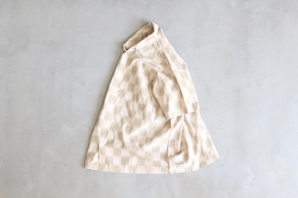 THE NORTH FACE PURPLE LABEL ( Ρ ե ѡץ 졼٥) "Open Collar Checkerboard Field S/S Shirt"