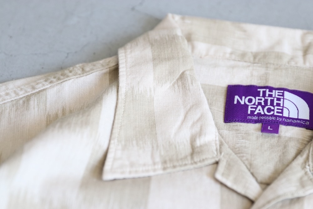 THE NORTH FACE PURPLE LABEL ( Ρ ե ѡץ 졼٥) "Open Collar Checkerboard Field S/S Shirt"