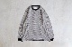 ssstein(���奿����) "STRIPED WOOL OVERSIZED LONG SLEEVE TEE"