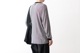 ssstein(���奿����) "STRIPED WOOL OVERSIZED LONG SLEEVE TEE"