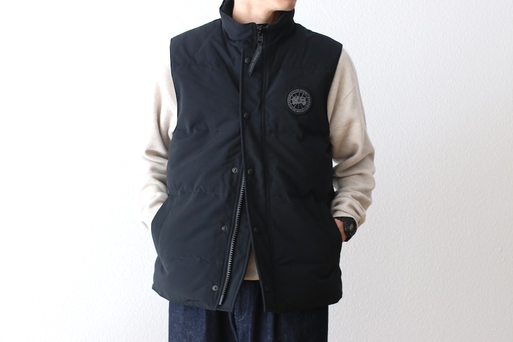limited】CANADA GOOSE (カナダグース) “Garson Vest Black Label