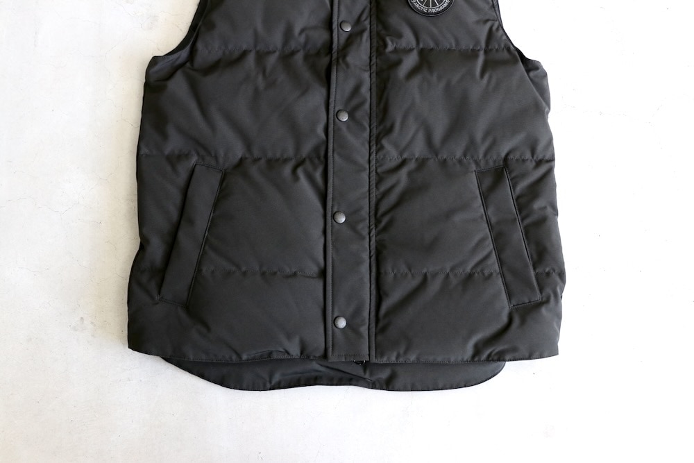 美品✨カナダグース GARSON VEST ダウンベスト ブラック Sサイズ ガーソン ベスト ブラックレーベル(2081MB)｜カナダグース (CANADA