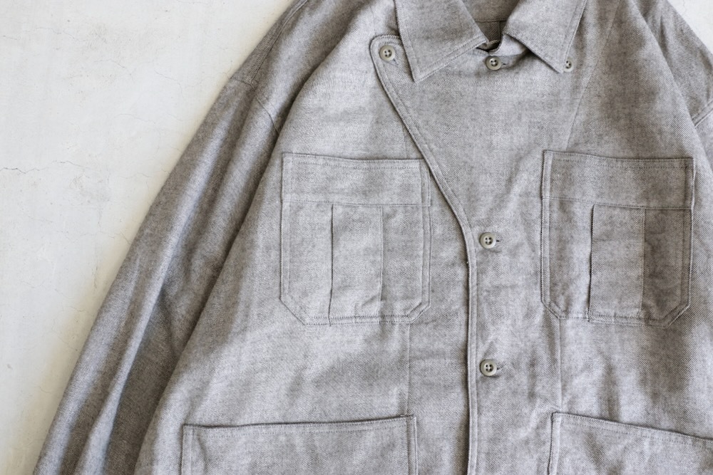 ts(s) (�ƥ�����������) "Military Shirt Jacket -Wool*Cotton Chambray Twill Cloth-"