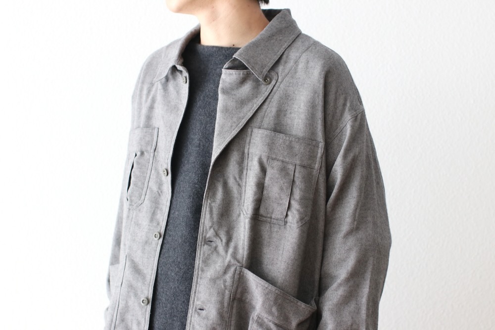 ts(s) (�ƥ�����������) "Military Shirt Jacket -Wool*Cotton Chambray Twill Cloth-"
