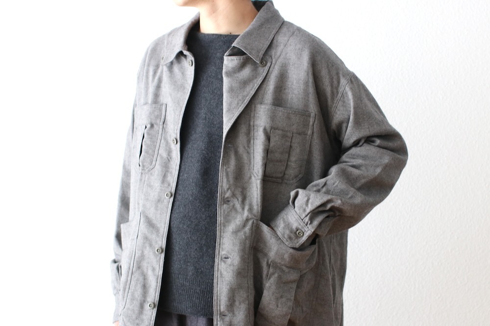 ts(s) (�ƥ�����������) "Military Shirt Jacket -Wool*Cotton Chambray Twill Cloth-"