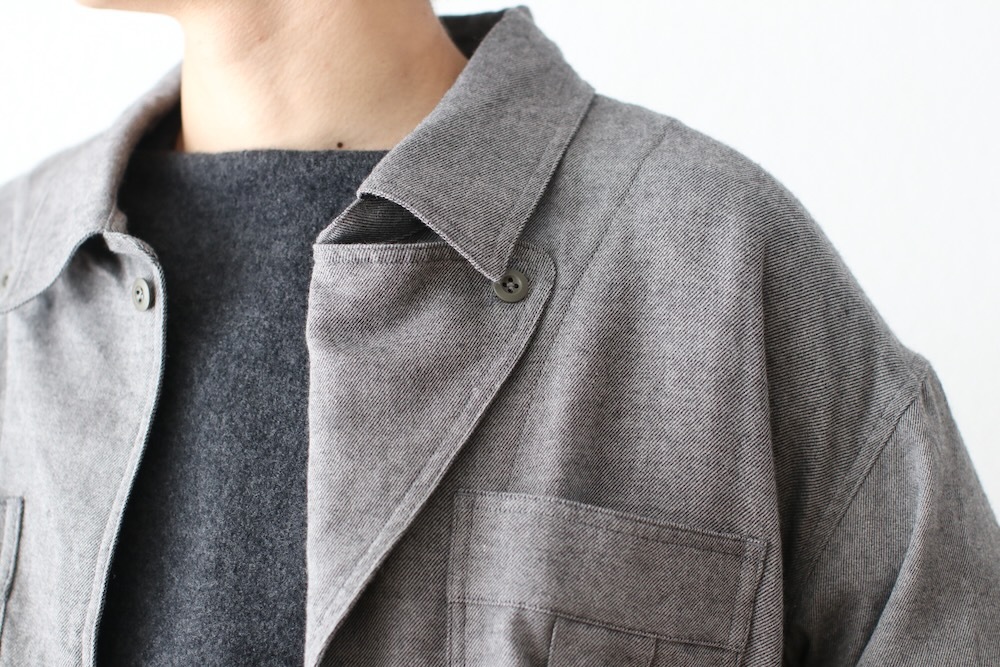 ts(s) (�ƥ�����������) "Military Shirt Jacket -Wool*Cotton Chambray Twill Cloth-"