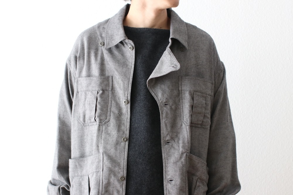 ts(s) (�ƥ�����������) "Military Shirt Jacket -Wool*Cotton Chambray Twill Cloth-"