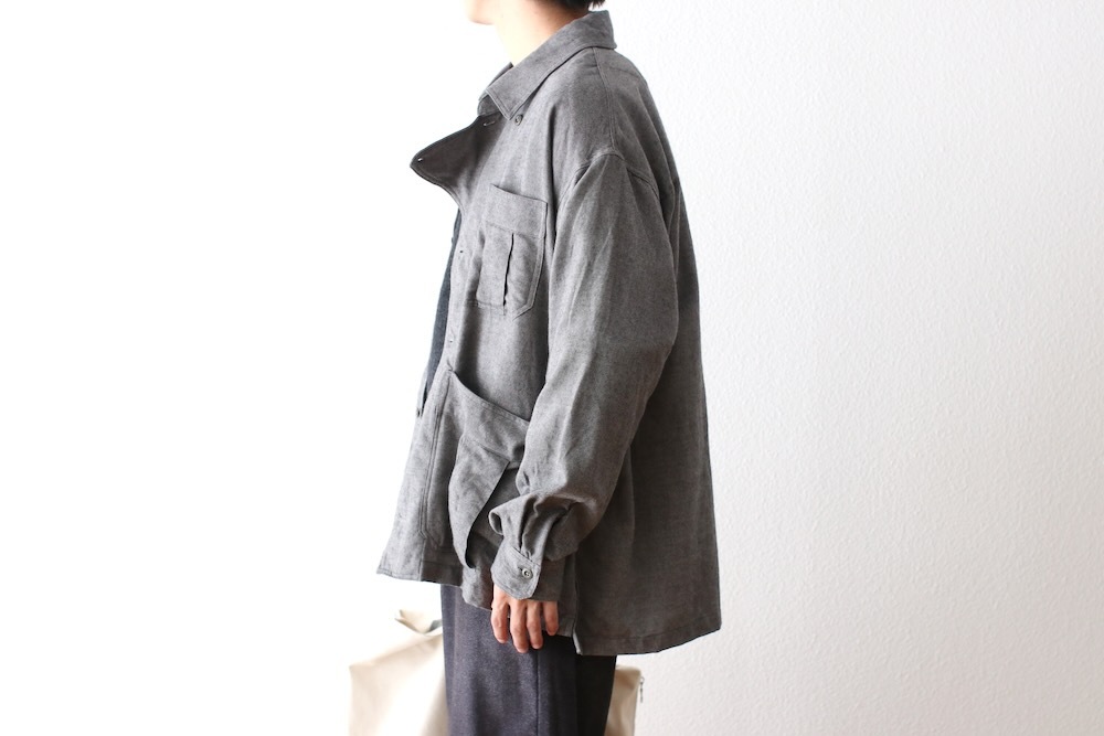 ts(s) (�ƥ�����������) "Military Shirt Jacket -Wool*Cotton Chambray Twill Cloth-"