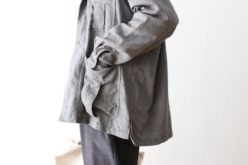 ts(s) (�ƥ�����������) "Military Shirt Jacket -Wool*Cotton Chambray Twill Cloth-"