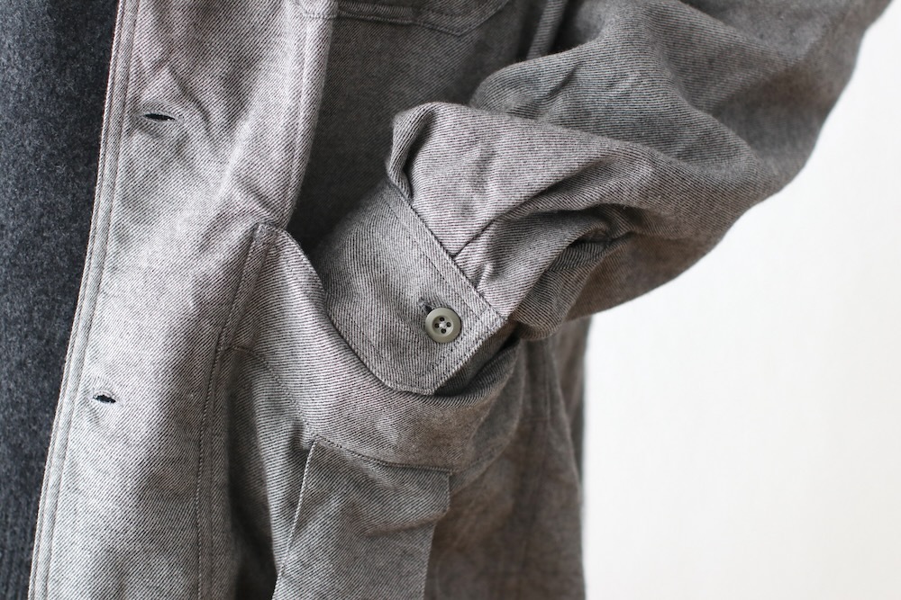 ts(s) (�ƥ�����������) "Military Shirt Jacket -Wool*Cotton Chambray Twill Cloth-"