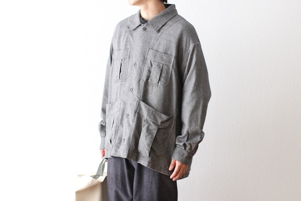 ts(s) (�ƥ�����������) "Military Shirt Jacket -Wool*Cotton Chambray Twill Cloth-"