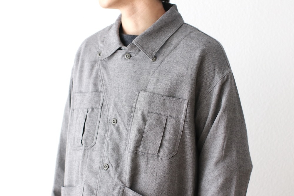 ts(s) (�ƥ�����������) "Military Shirt Jacket -Wool*Cotton Chambray Twill Cloth-"