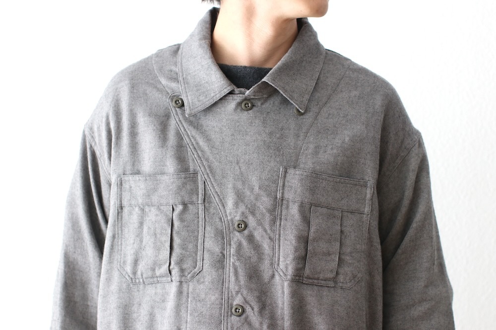 ts(s) (�ƥ�����������) "Military Shirt Jacket -Wool*Cotton Chambray Twill Cloth-"