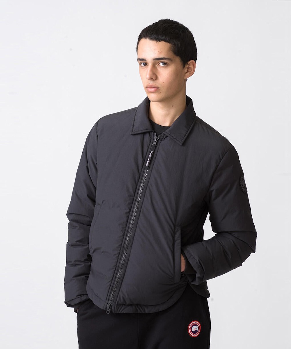 [10%OFF] ��limited�� CANADA GOOSE (���ʥ�������) �� Bernard Shirt Jacket Fusion Fit Black Label ��