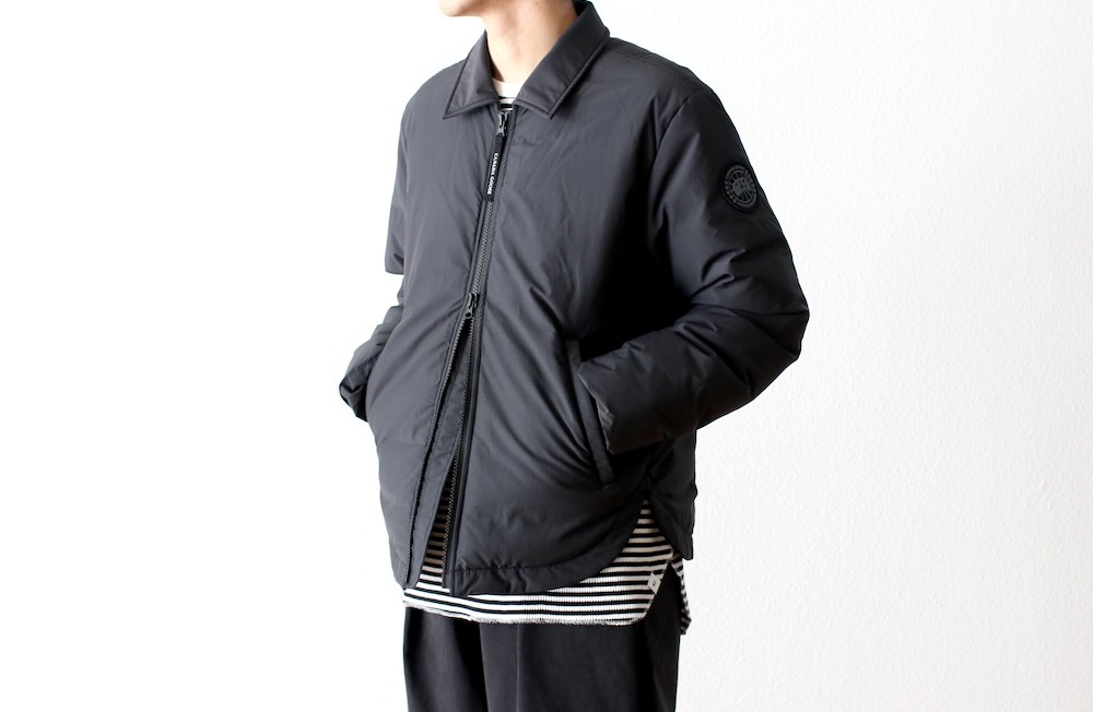 [10%OFF] ��limited�� CANADA GOOSE (���ʥ�������) �� Bernard Shirt Jacket Fusion Fit Black Label ��