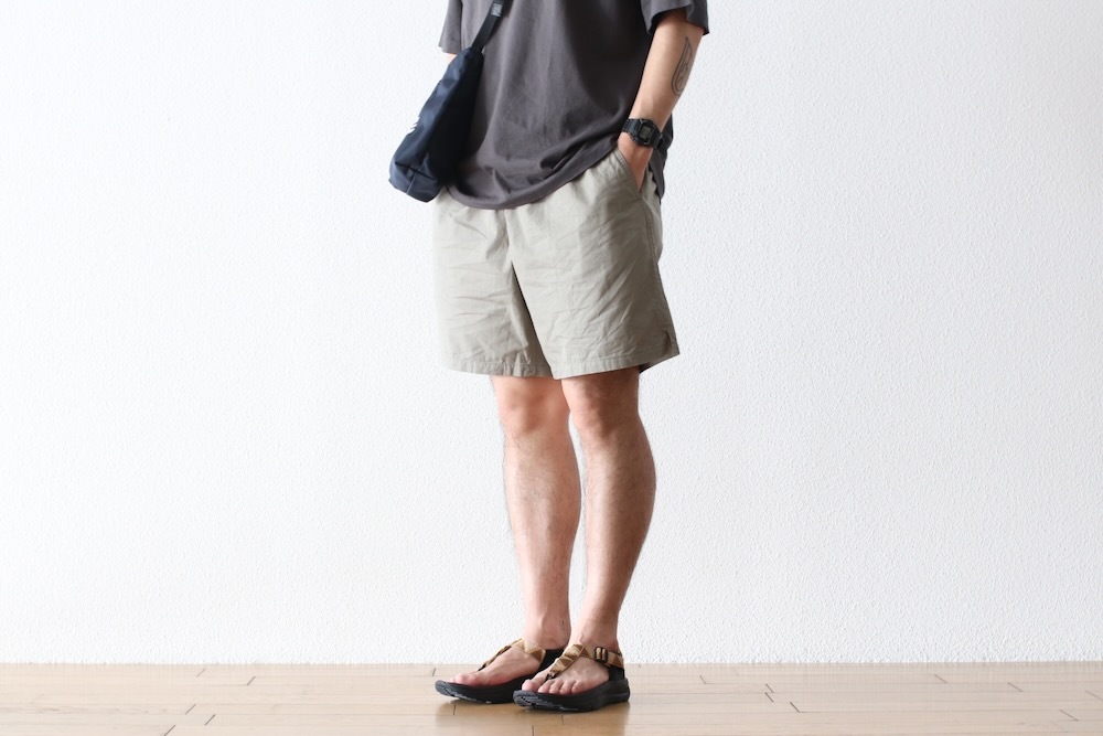 BAL(�Х�) "WASHED TWILL WOVEN BELTED SHORT"